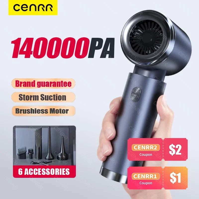 Cordless Car Detail Vacuum - Automotive Accessory - On Time Bazaar