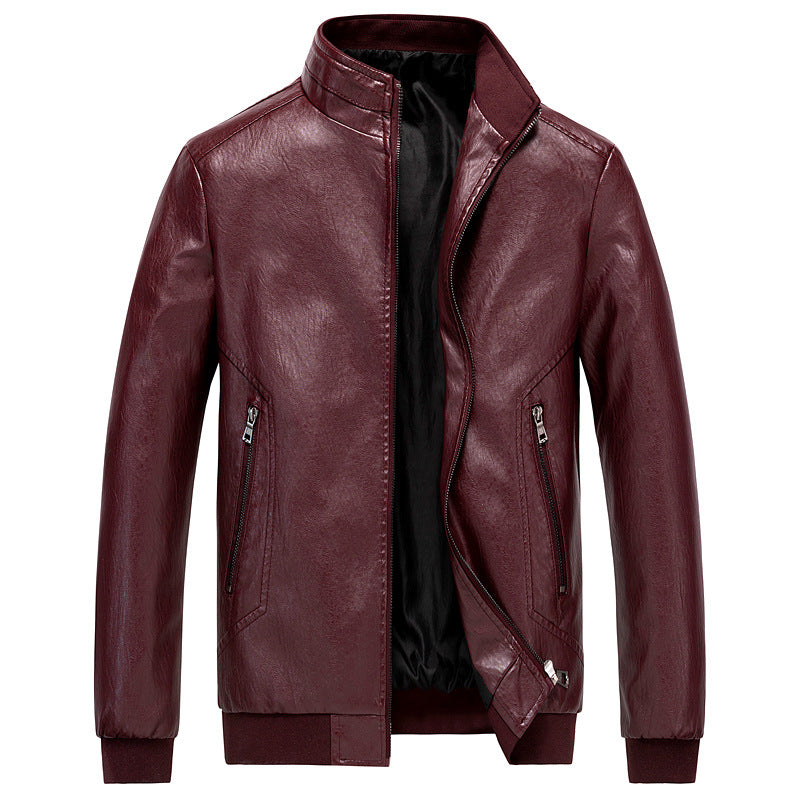 Korean Style Handsome Slim Plus Size Motorcycle Suit