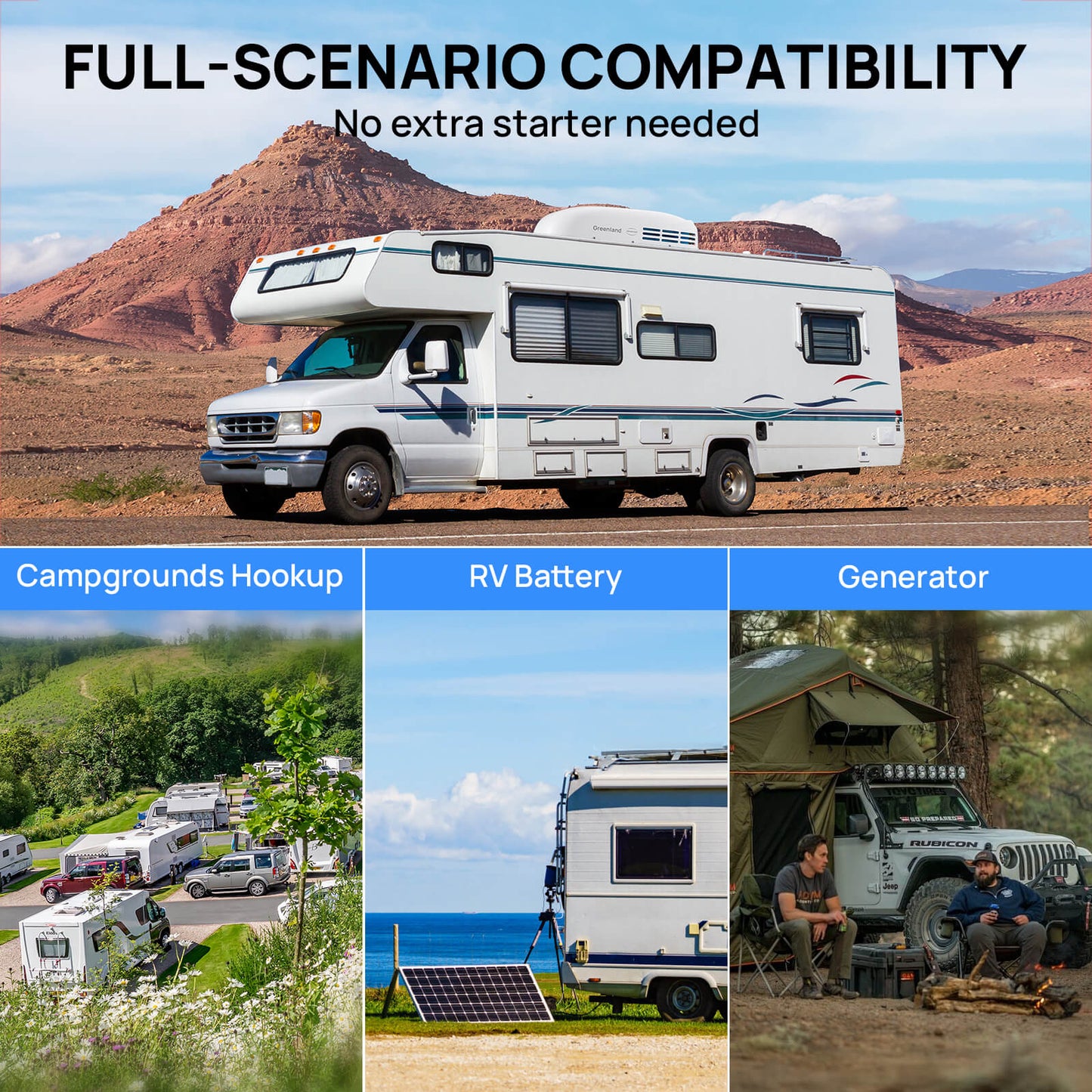 Greenland 13,500 BTU Inverter Rooftop RV Air Conditioner (R32)