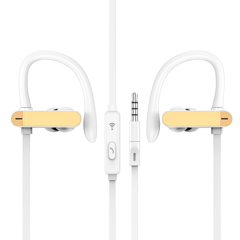 Compatible With Earphone PTM TS27 Sport Running Anti Drop Headset Ear Hook Stereo Earbuds With Mic Headphone For Phone Xiaomi Universal