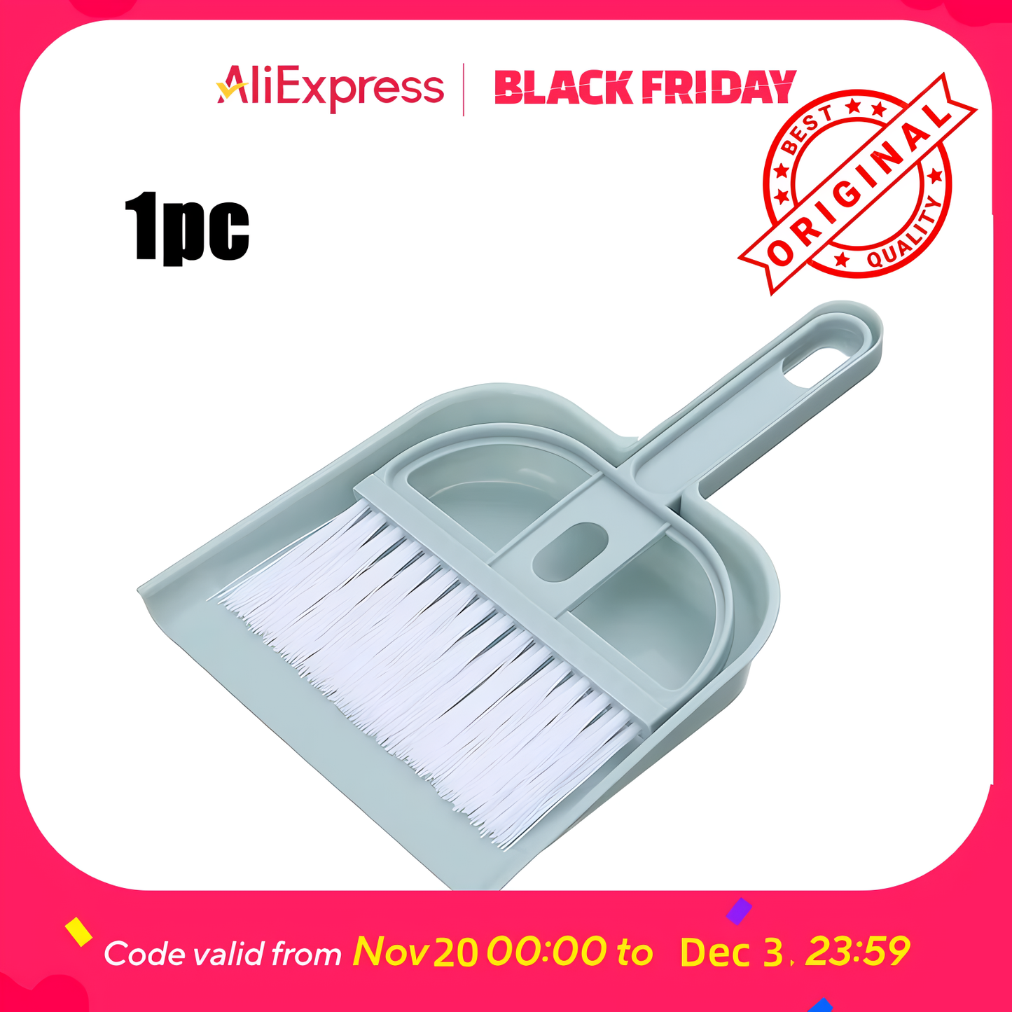 Mini Keyboard Cleaning Brush Set — Anti-Static Desk Sweeper