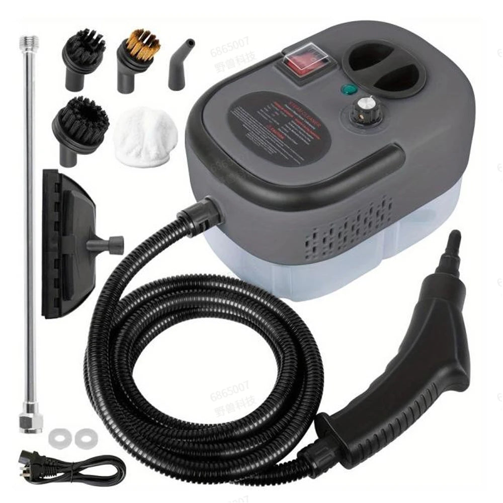 2500W Handheld Steam Cleaner — Chemical-Free Power Cleaner for Tile, Grout, Kitchen & Car