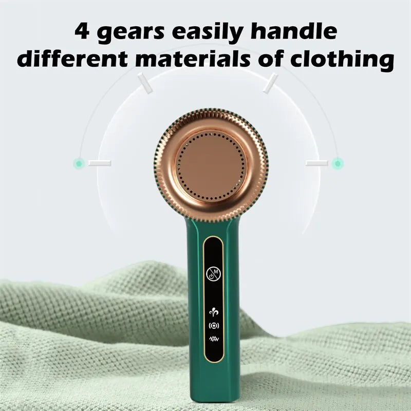 Electric Lint Remover & Fabric Shaver — USB Rechargeable Pill Remover for Clothes, Sweaters & Furniture