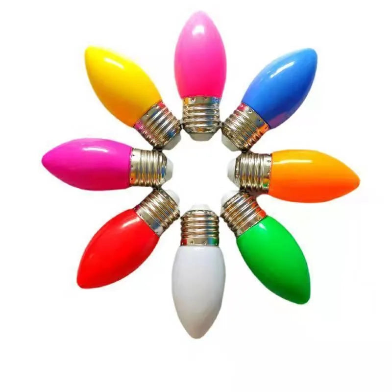 E27 Colorful LED Decorative Bulb (1W–5W)