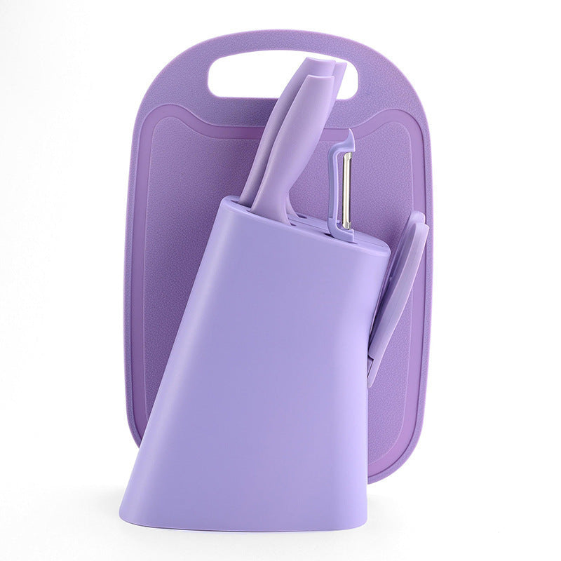 Stainless Steel Children's Complementary Food Gift Set Of Seven Wheat Stalk Cutting Boards