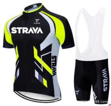Jersey Sets Red Bicycle Short Sleeve Cycling Clothing Bike Cycling Jersey Bib Shorts