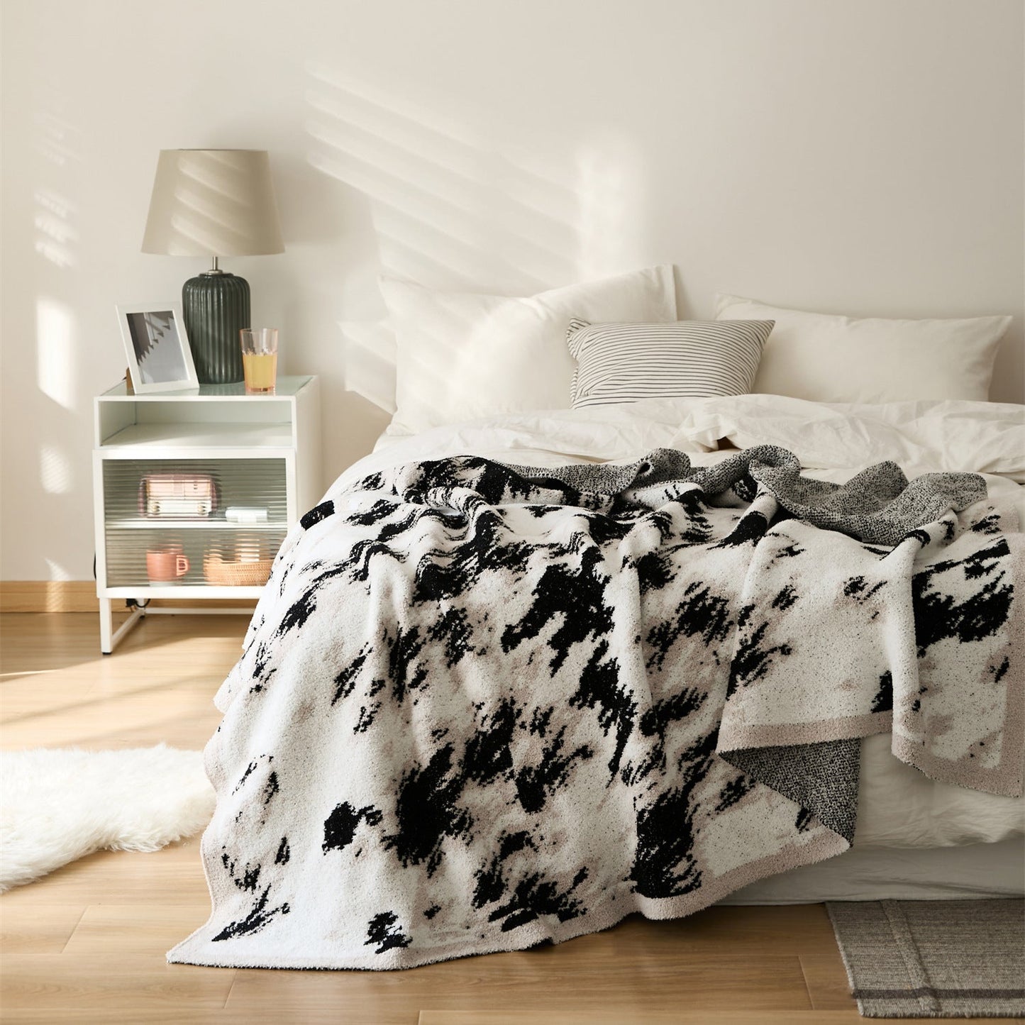 Winter Soft Furnishings With Sofa Blanket