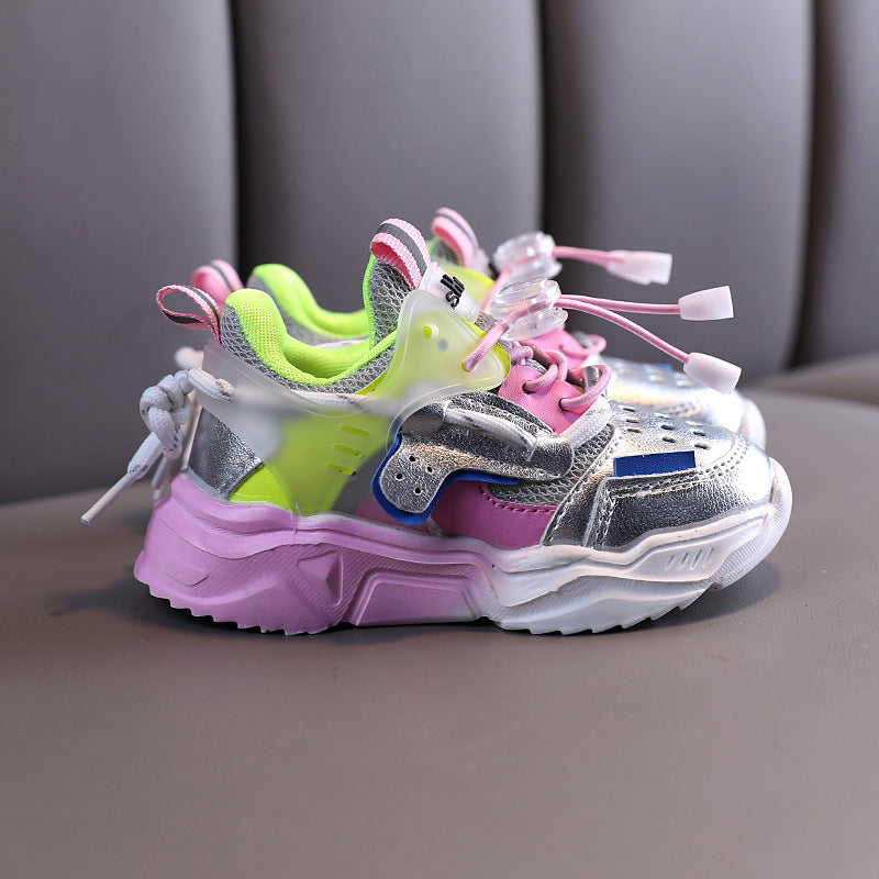 Boys' and Girls' Sports Shoes Non Slip Breathable Children's Running Shoes