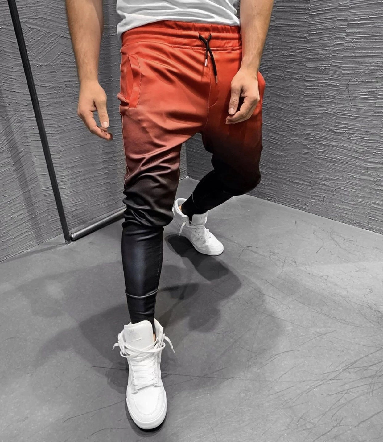 3D Gradient Slim Stretch Leggings