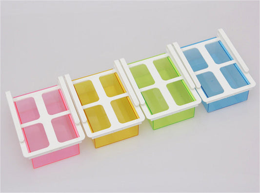 Twitch Type Sorting Storage Rack Creative Multi-Functional Refrigerator Fresh-Keeping Partition Multi-Layer Finishing Storage Rack
