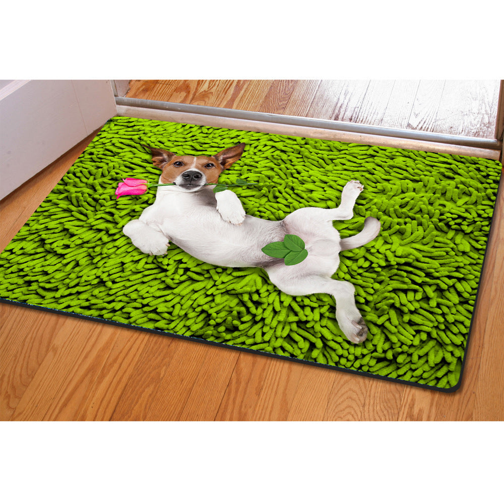 Food Printing Dining Door Mat Welcome Mat Cross-border Multi-purpose Table Mat