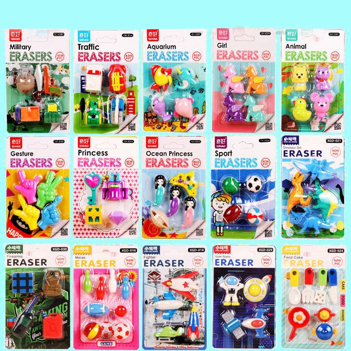 Mini Eraser Set