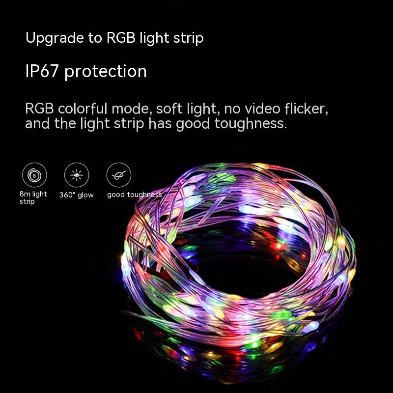 Outdoor LED Rechargeable Flashlight Camping Lantern