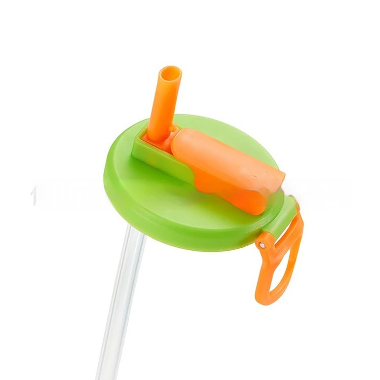 Portable Soda Can Silicone Straw Topper