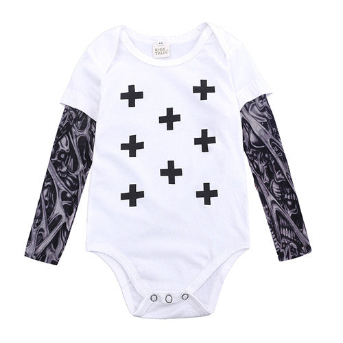 Baby cotton romper