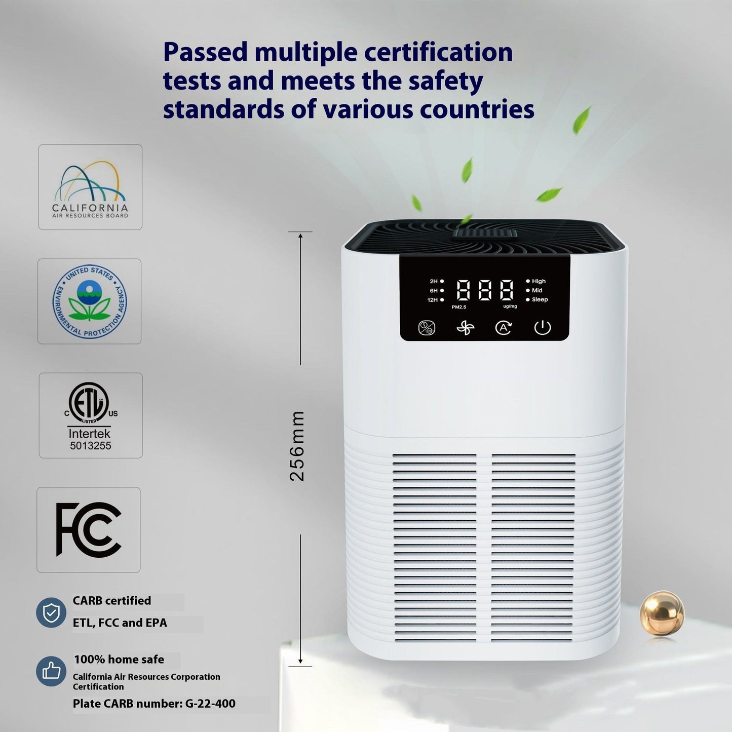 Anion Desktop Air Purifier Indoor