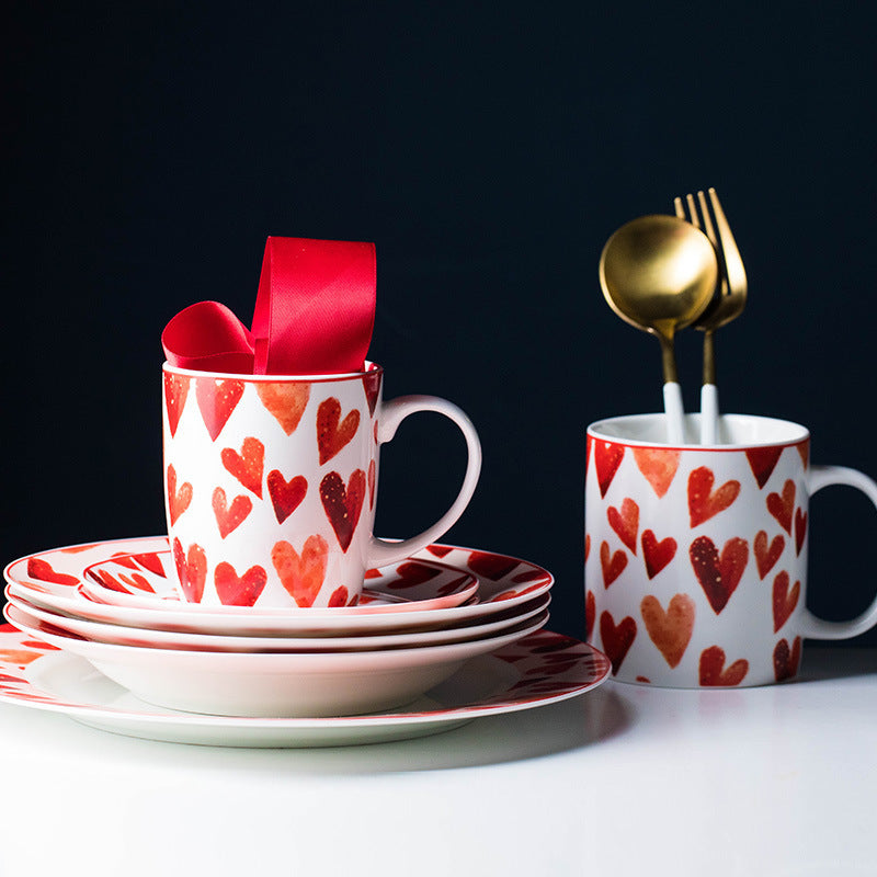 Home Creative Tableware Ins Ceramic Dinner Plate