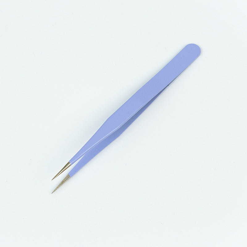 Stainless Steel Tweezers Macaron Colored Handbook And Paper Tape
