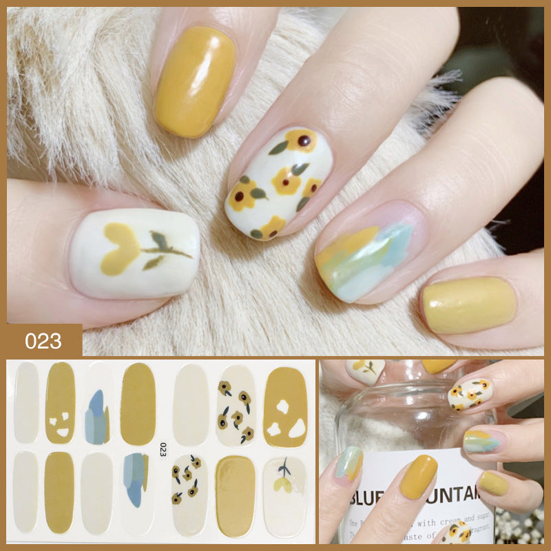 Manufacturer''s Direct Selling Nail Enhancement Sticker Full Paste Ins Japanese