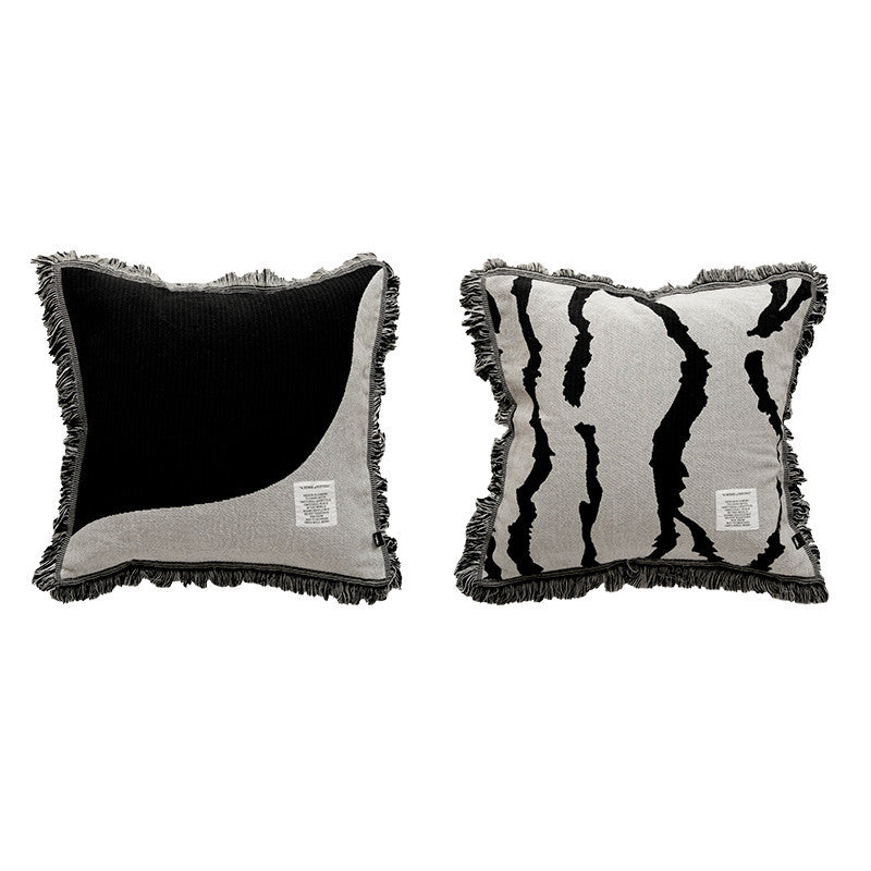 Light Luxury Home Living Room Sofa Tassel Pillow Cushion