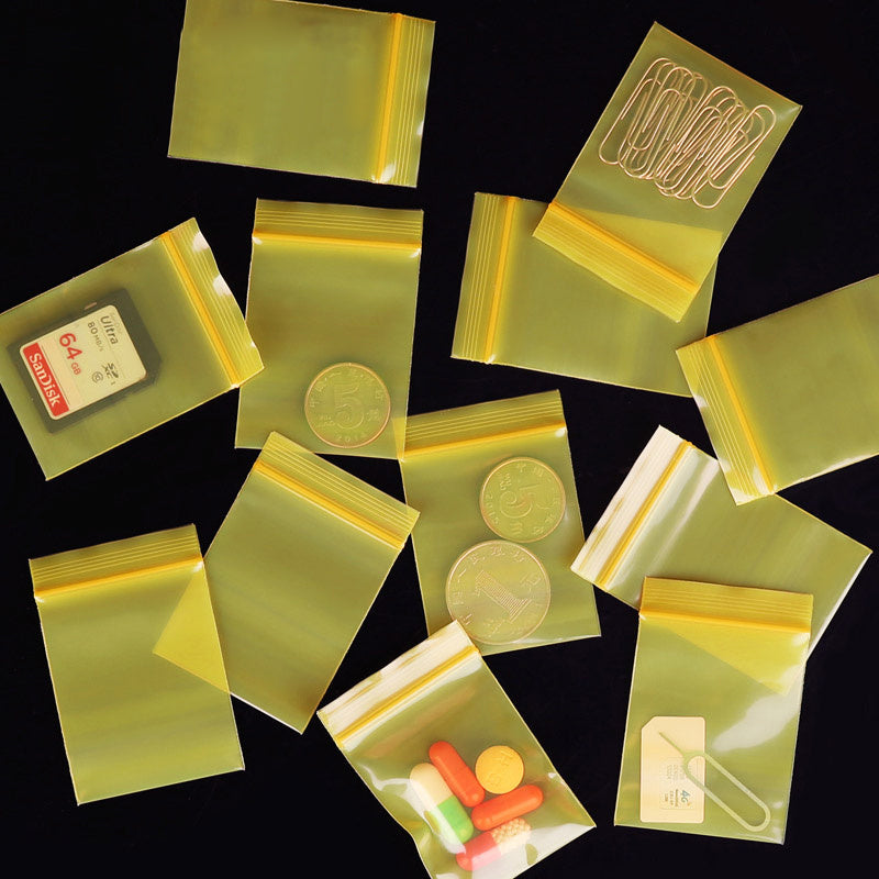Self Sealing Small Colored Plastic Bag