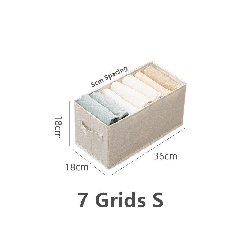 Household Fashion Cotton And Linen Clothes Storage Box