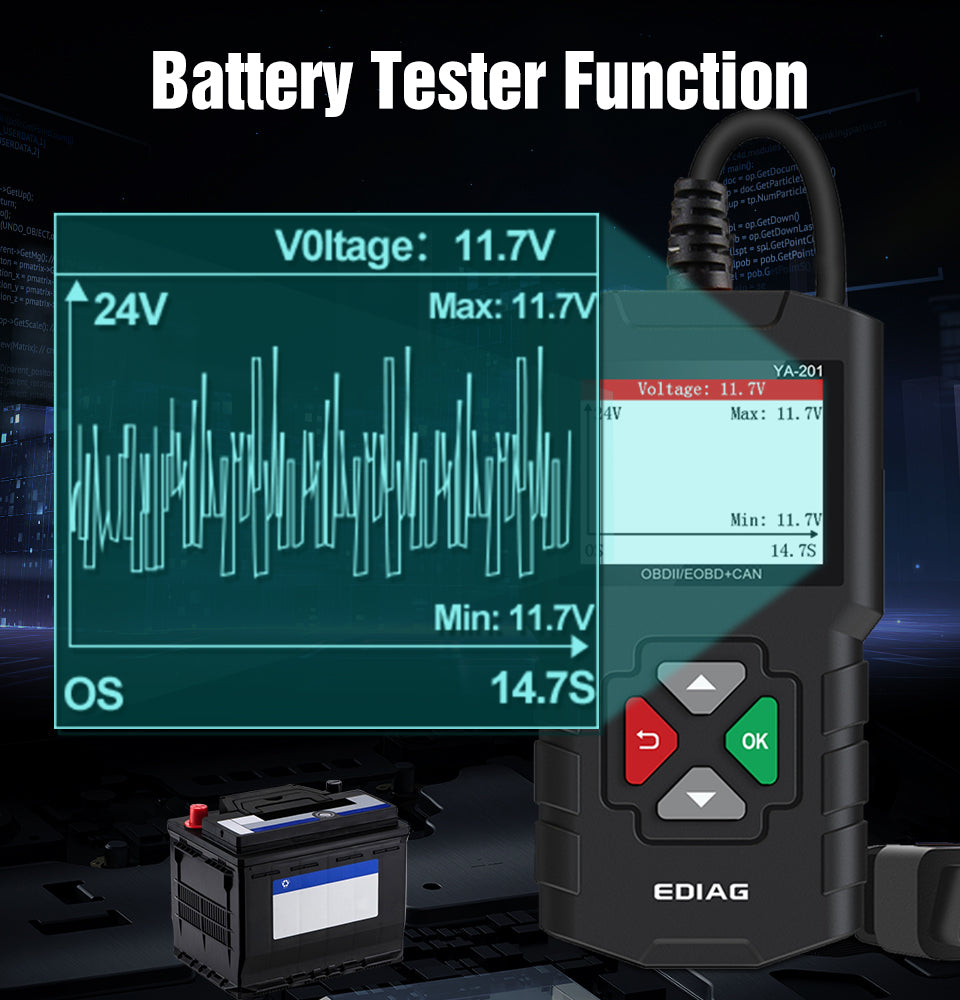 Car battery detector
