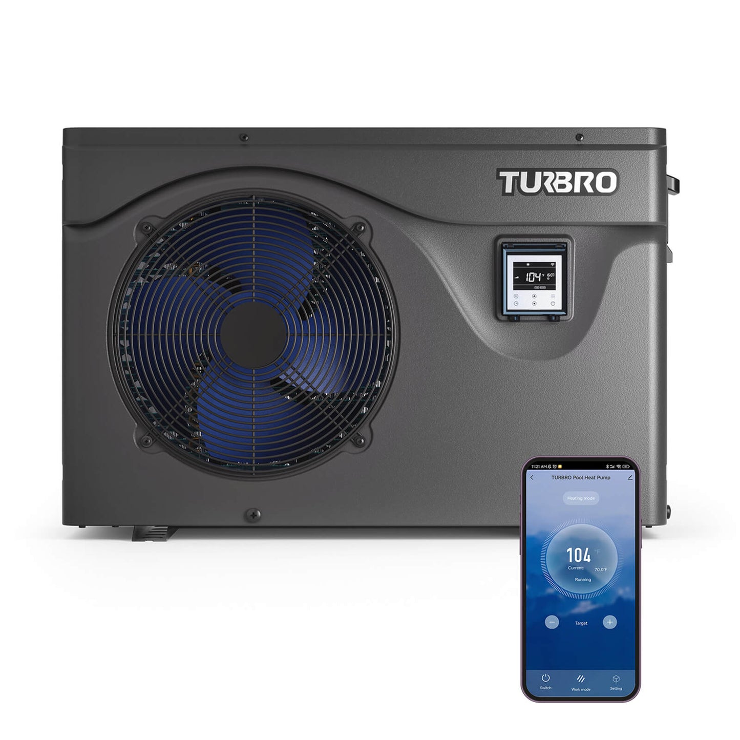 (Open Box) Beluga B50V/B75V Inverter Swimming Pool Heat Pump