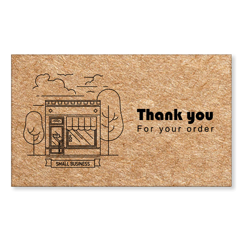 English Holiday Thank You Simple And DIY Creative Greeting Card