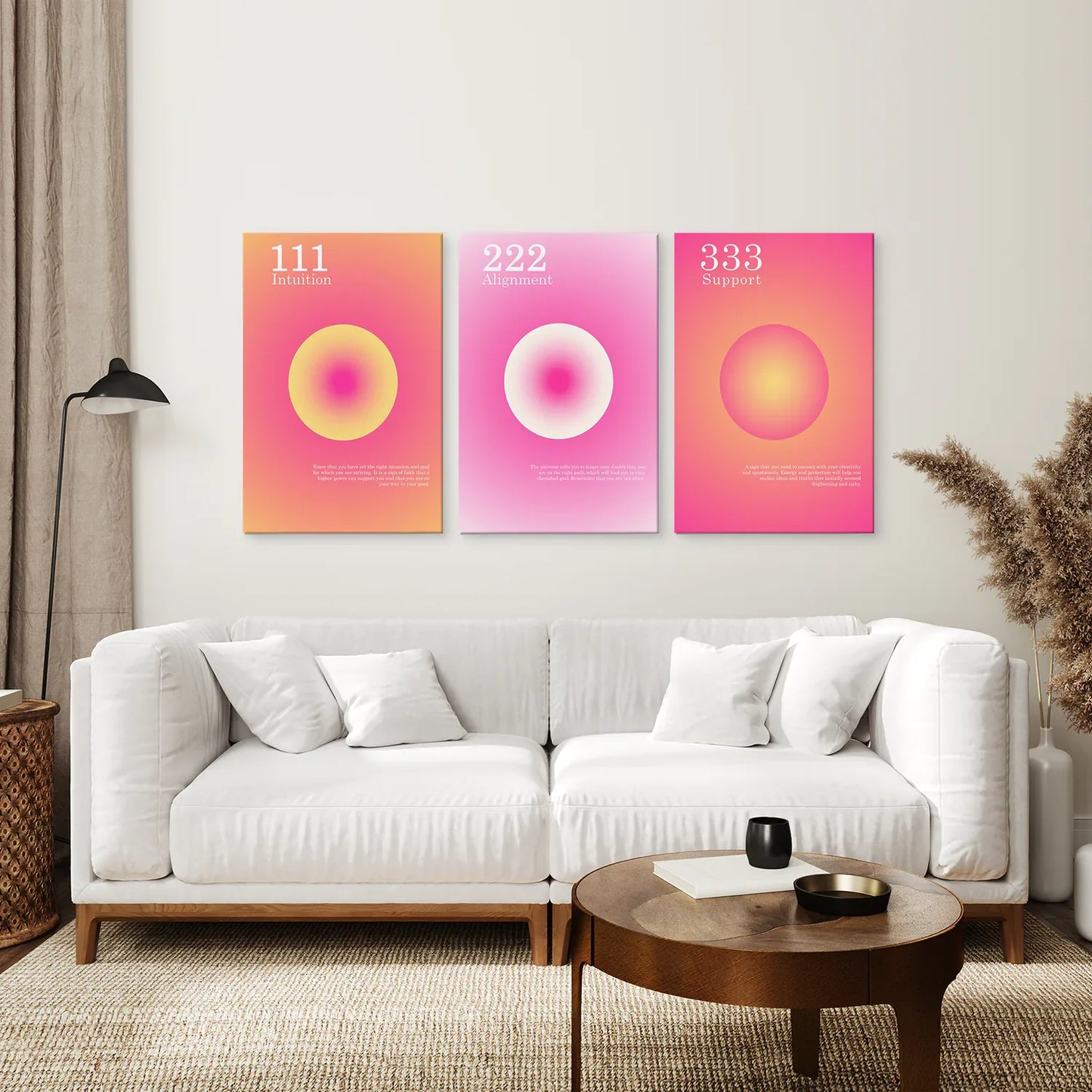 3 Piece Angel Numbers Series 111 222 333
