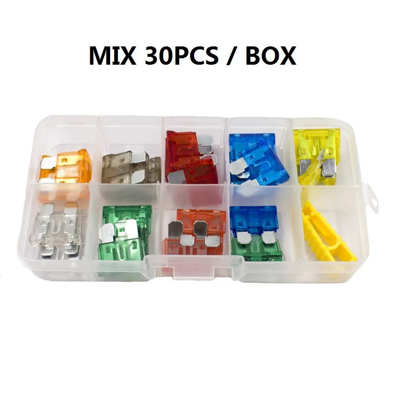 ATC/ATO Car Blade Fuse Assortment Kit (30 or 60pcs)