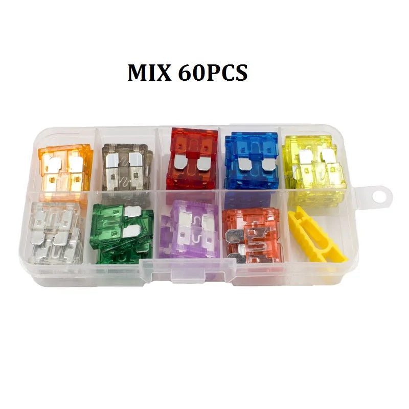 ATC/ATO Car Blade Fuse Assortment Kit (30 or 60pcs)