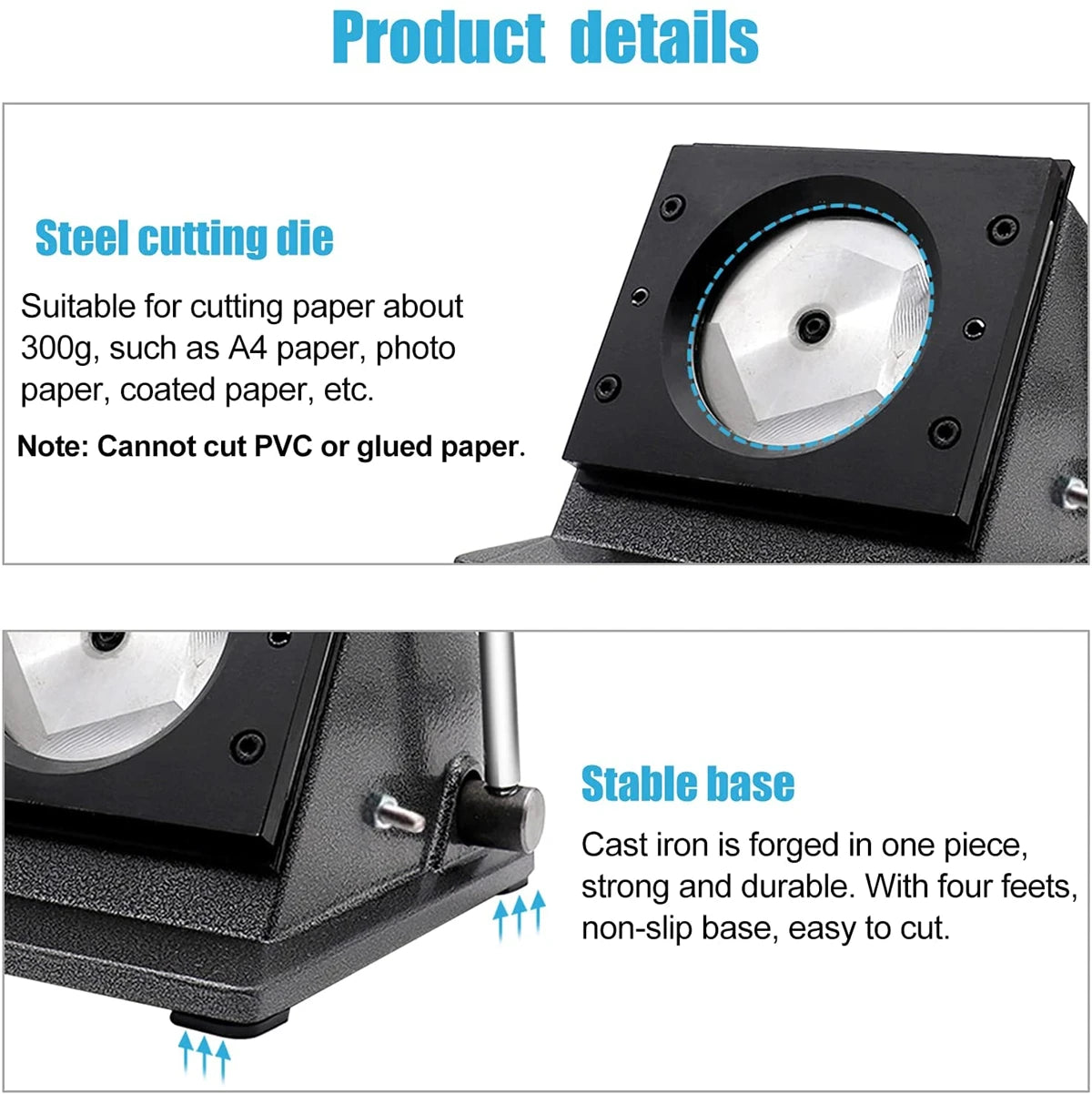 DIY Badge & Pin Button Maker Machine (25–75mm)