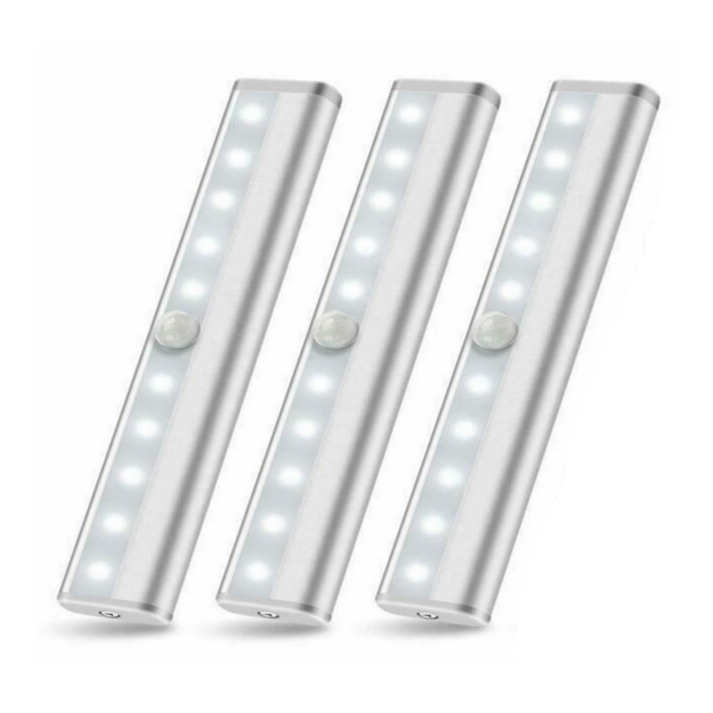 Motion Sensor Light Bar 3-Pack - Smart Home Accessory - On Time Bazaar