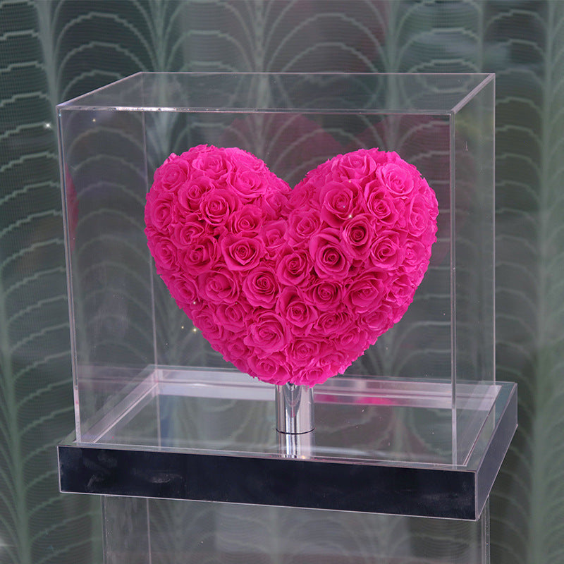 Fashion Simple Love Rose Decoration Gift Box