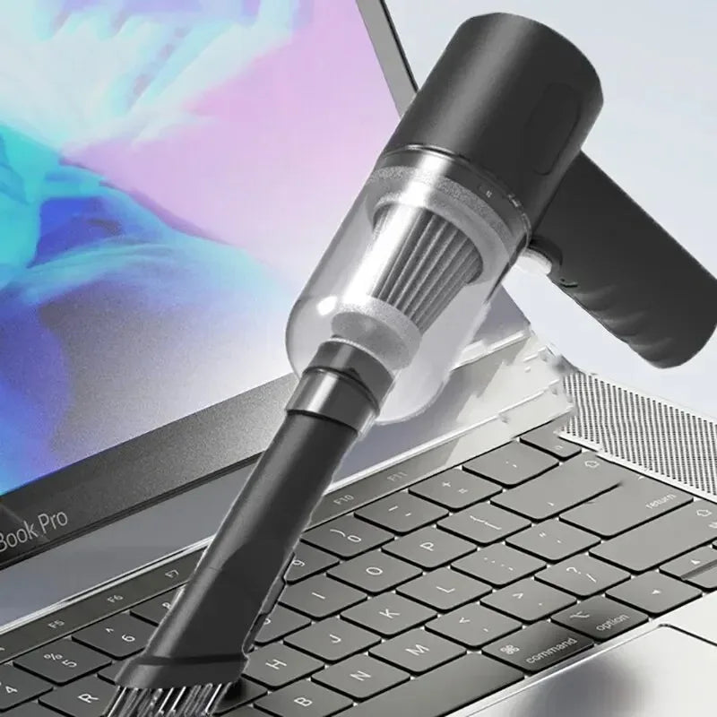 Mini Cordless Car Vacuum — 9000Pa Portable Handheld Cleaner for Car, Desk & Home