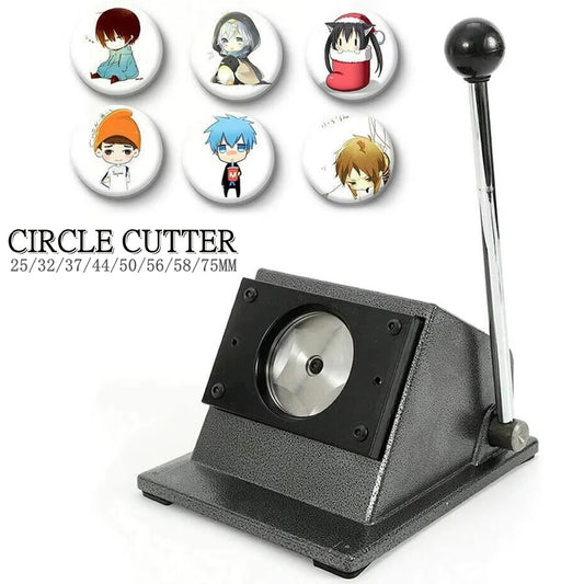 DIY Badge & Pin Button Maker Machine (25–75mm)