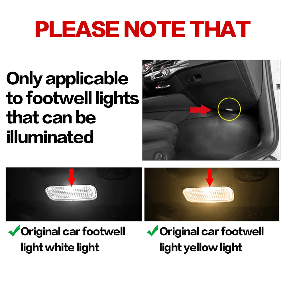 LED Footwell Atmosphere Lights for Porsche