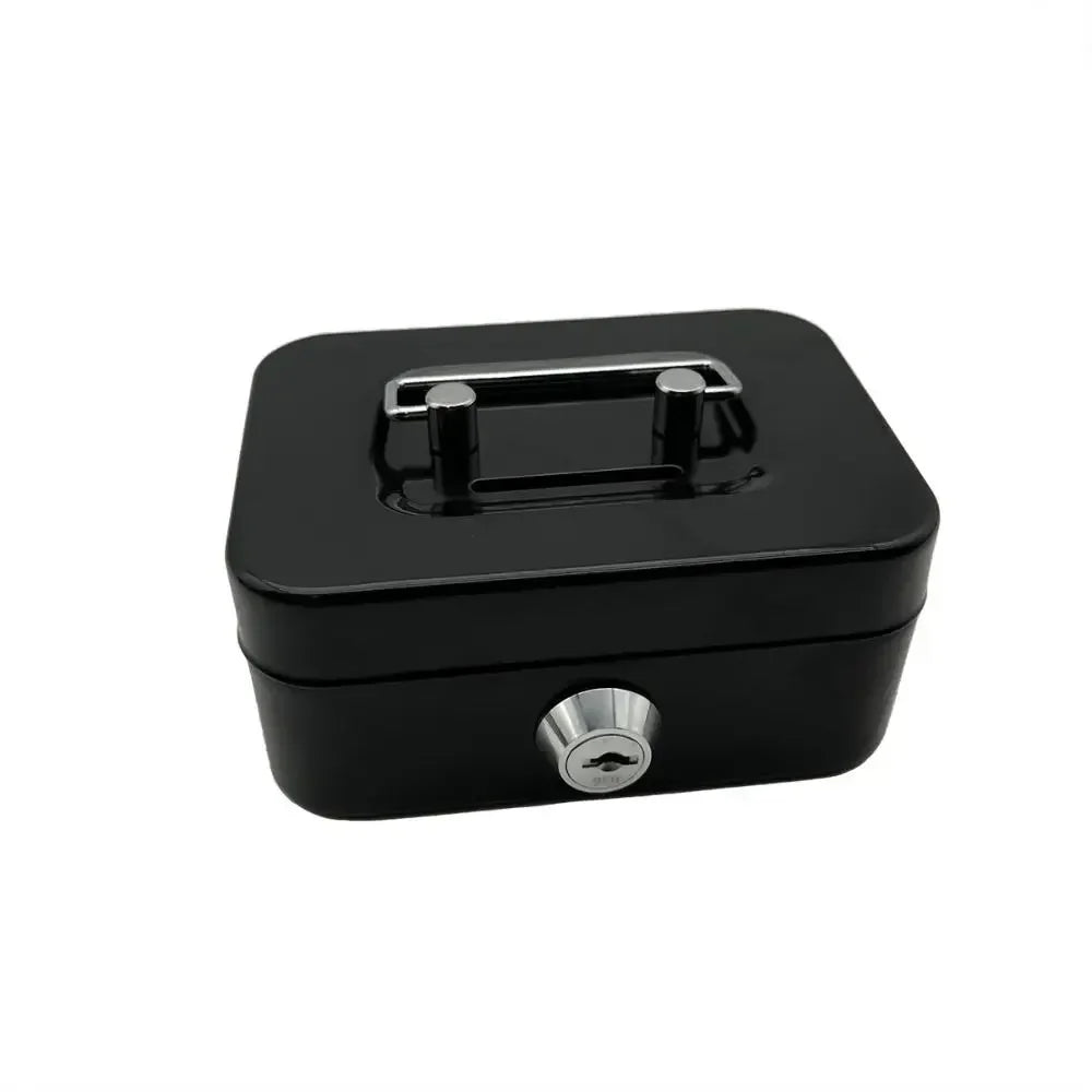Portable Metal Cash Box with Key Lock