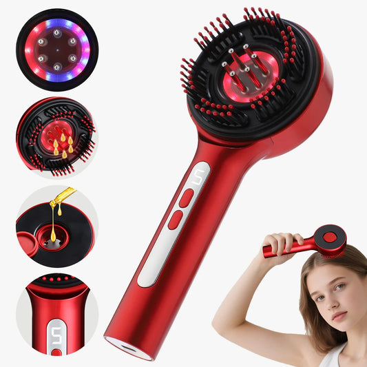 Electric Vibrating Scalp Massage Comb for Hair Growth