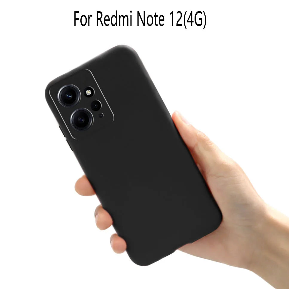 Shockproof Silicone Case for Redmi Note 12 (4G)