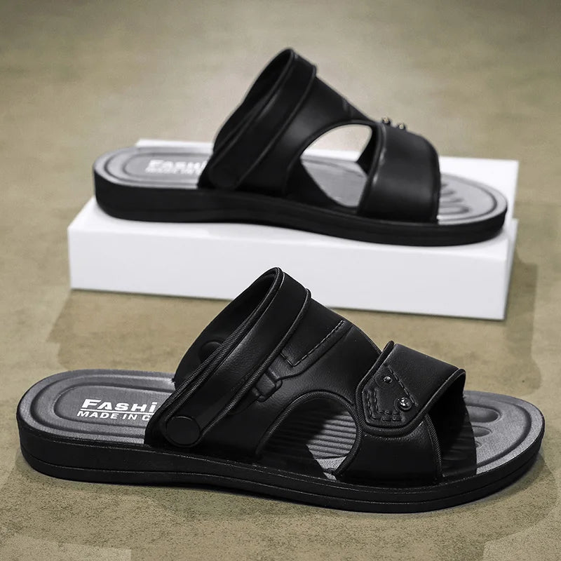 Men's Casual Outdoor Sandals — Comfortable Cushioned Beach & Summer Footwear