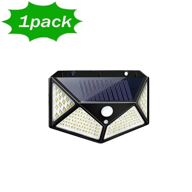 Solar Outdoor Garden Light — Waterproof LED Spotlight with Motion Sensor