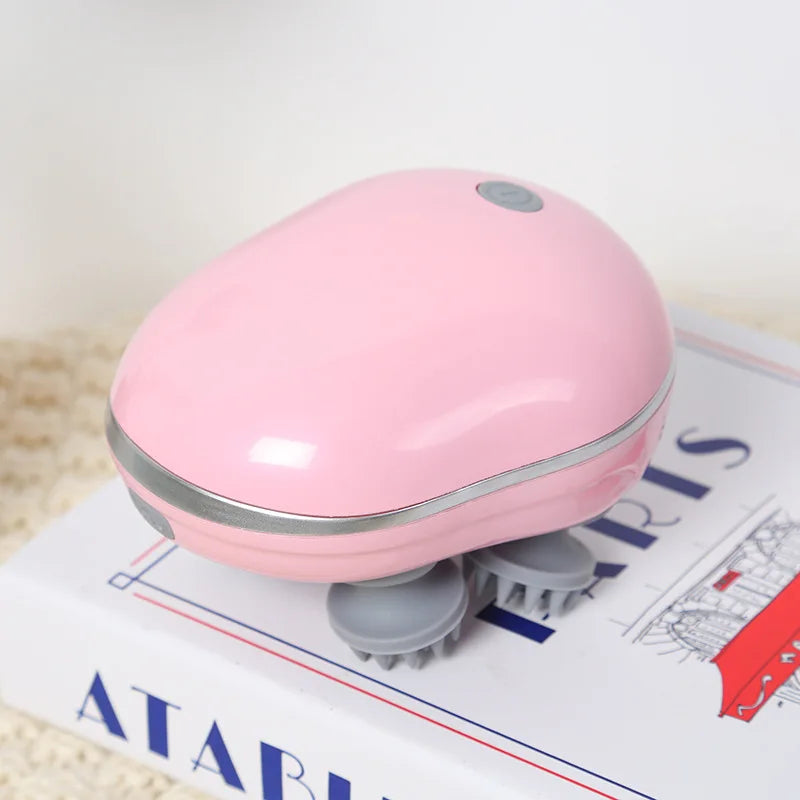 Electric Head & Scalp Massager with Red Light Therapy — Hair Growth & Stress Relief