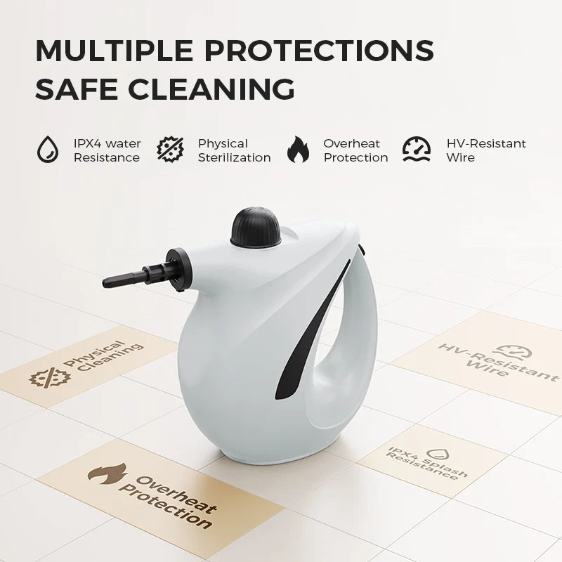 700ML Handheld Steam Cleaner Electric High Temp Cleaning Machine For Kitchen Bathroom Sofa Tile Window Home