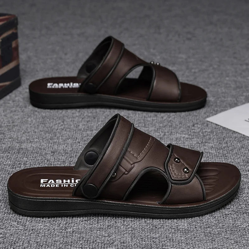 Men's Casual Outdoor Sandals — Comfortable Cushioned Beach & Summer Footwear