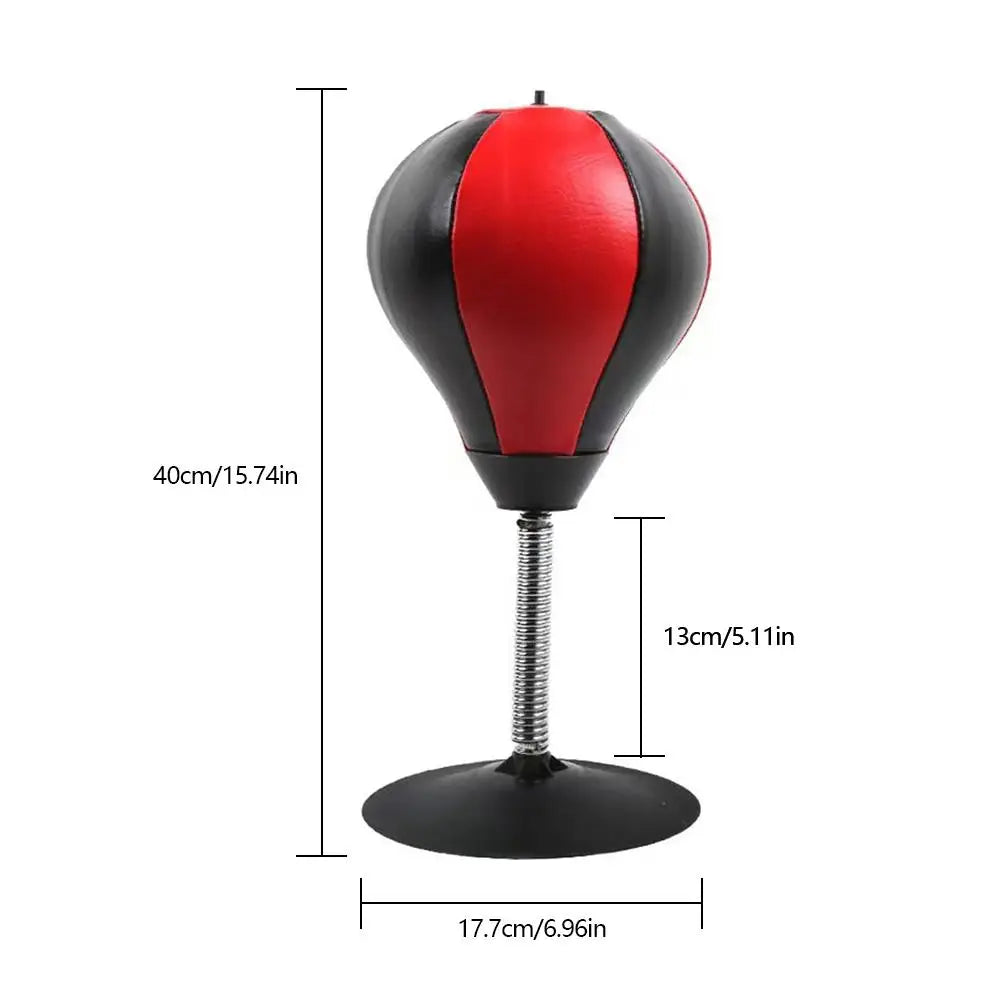 Stress Reliever Punching Bag Toy With Suction Cup Stress Buster Desk Boxing Punch Ball Reduce Tension Toys For Kids