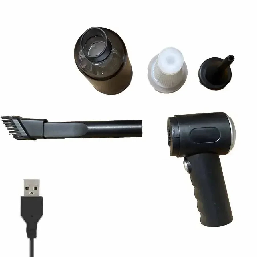 Mini Cordless Car Vacuum — 9000Pa Portable Handheld Cleaner for Car, Desk & Home