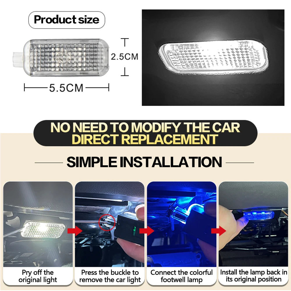 LED Footwell Atmosphere Lights for Porsche