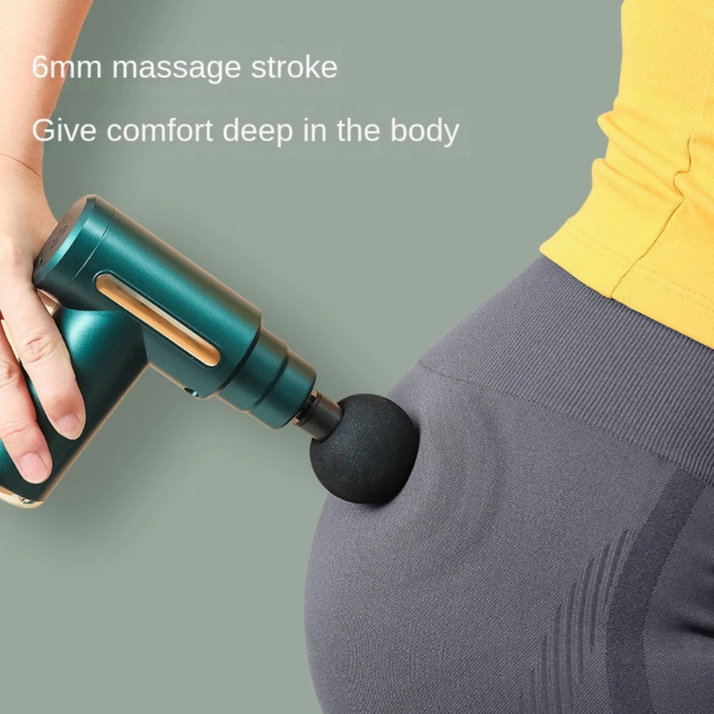 Portable Fascia Gun Massager — Electric Muscle Relaxation & Sports Recovery Tool